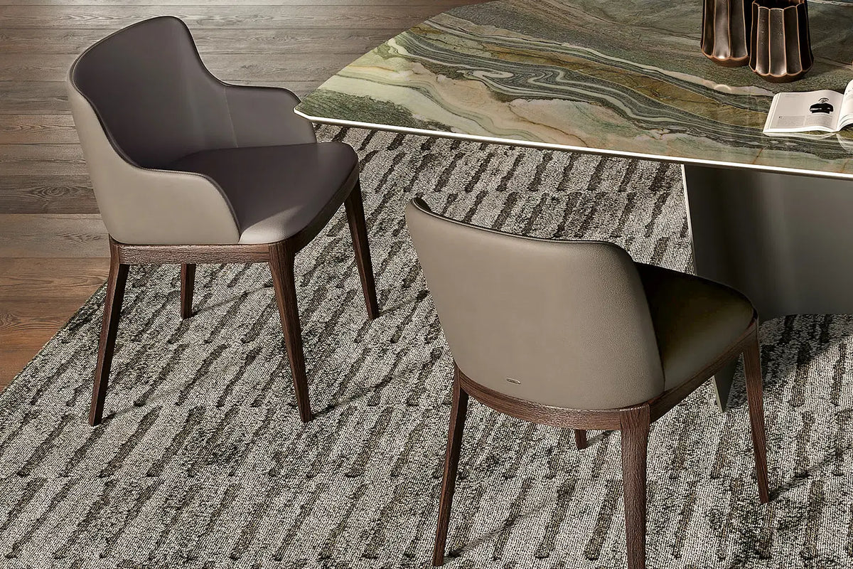 Cattelan Italia Magda Dining Armchair – Soft Leather & Glove Soft Leather