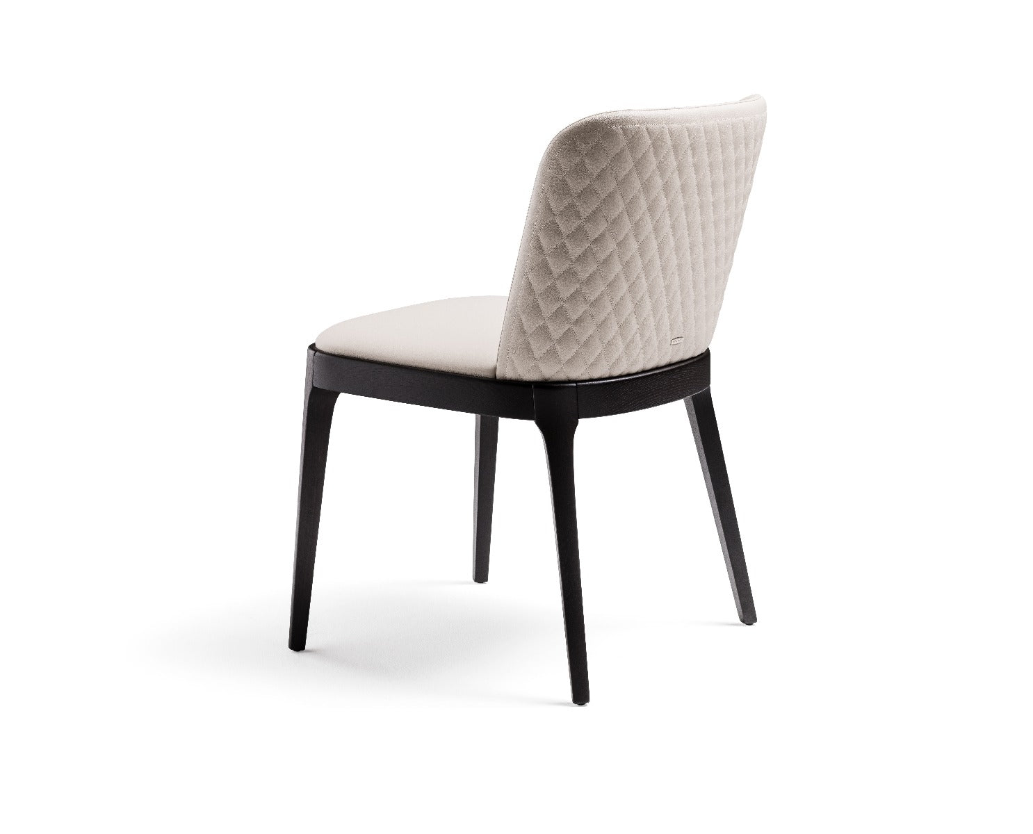 cattelan italia magda ml couture Chair with Steel Frame With or Without Arms