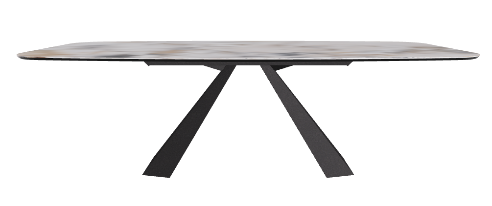 240x120x73h Barrel Shaped_Makalu_Black Embossed