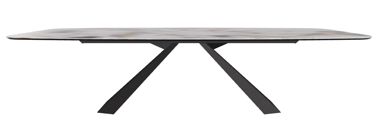 300x120x73h Barrel Shaped_Makalu_Black Embossed