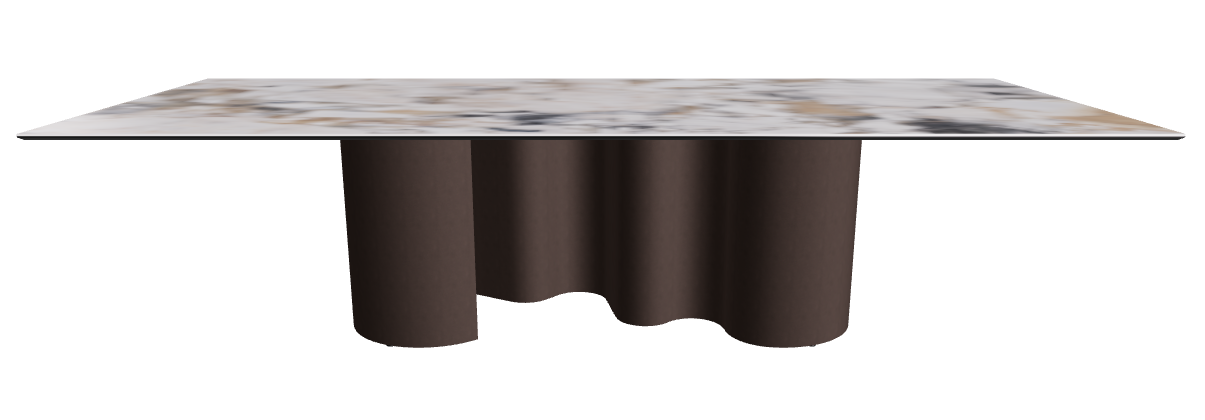 300x120x74h Rectangle Shaped_Makalu_Bronze Embossed