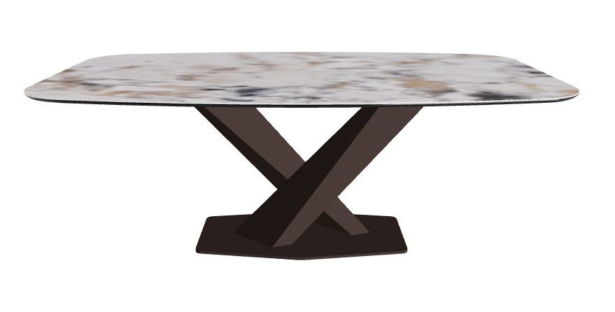 Cattelan Italia Stratos Keramik Barrel Shaped Dining Table – 200x120x75h