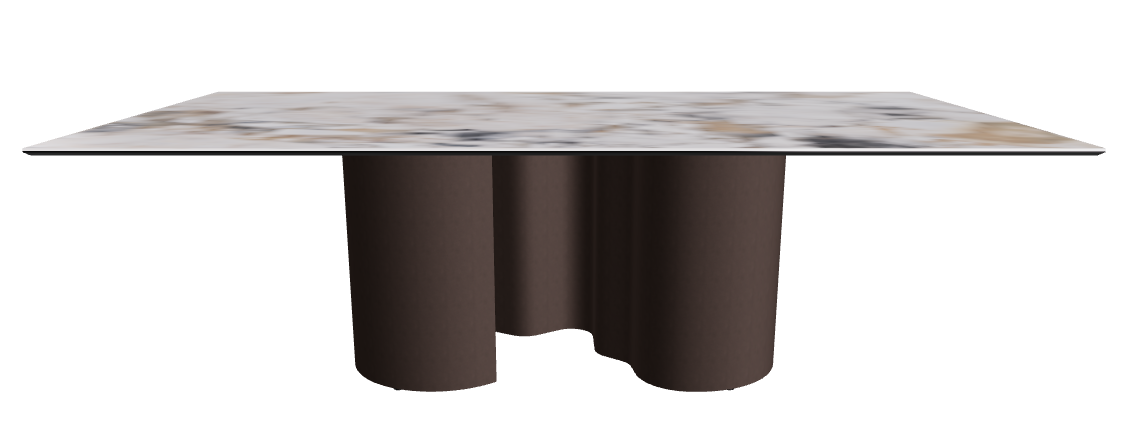 240x120x74h Rectangle Shaped_Makalu_Bronze Embossed