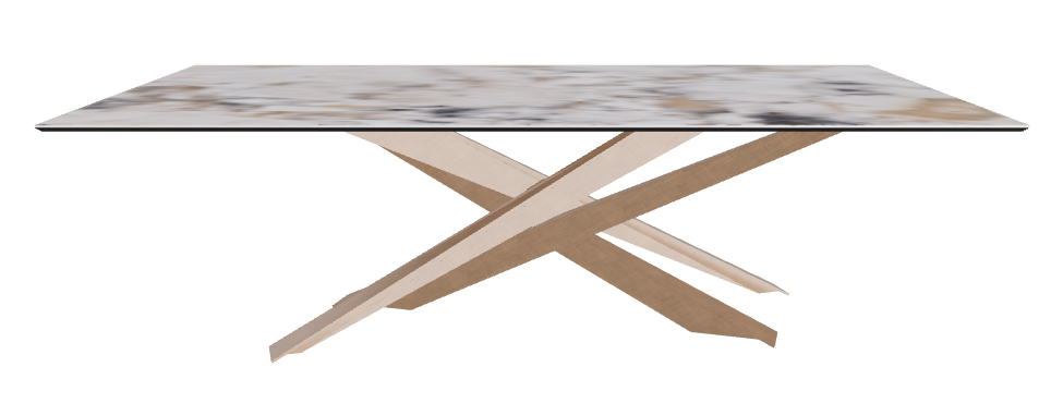 240x120x74.5h Rectangle Shaped_Makalu_Brushed Bronze