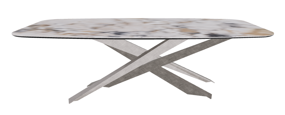 240x120x74.5h Barrel Shaped_Makalu_Brushed Grey