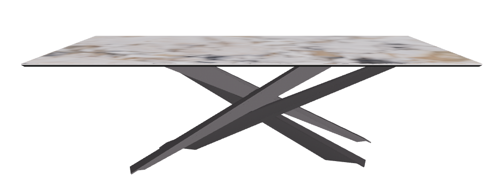 240x120x74.5h Rectangle Shaped_Makalu_Graphite Embossed