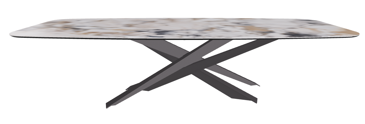 300x120x74.5h Barrel Shaped_Makalu_Graphite Embossed