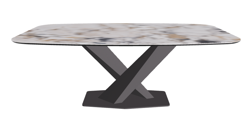 Cattelan Italia Stratos Keramik Barrel Shaped Dining Table – 200x120x75h