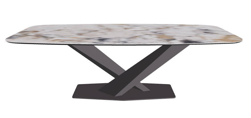 Cattelan Italia Stratos Keramik Barrel-Shaped Dining Table – 240x120x75h