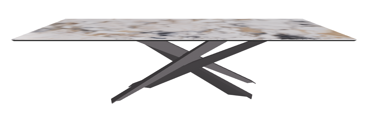 300x120x74.5h Rectangle Shaped_Makalu_Graphite Embossed