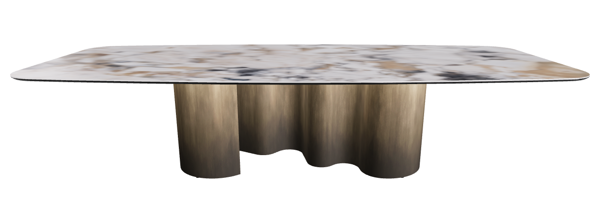 320x138x74h Barrel Shaped_Makalu_Oxy Brass