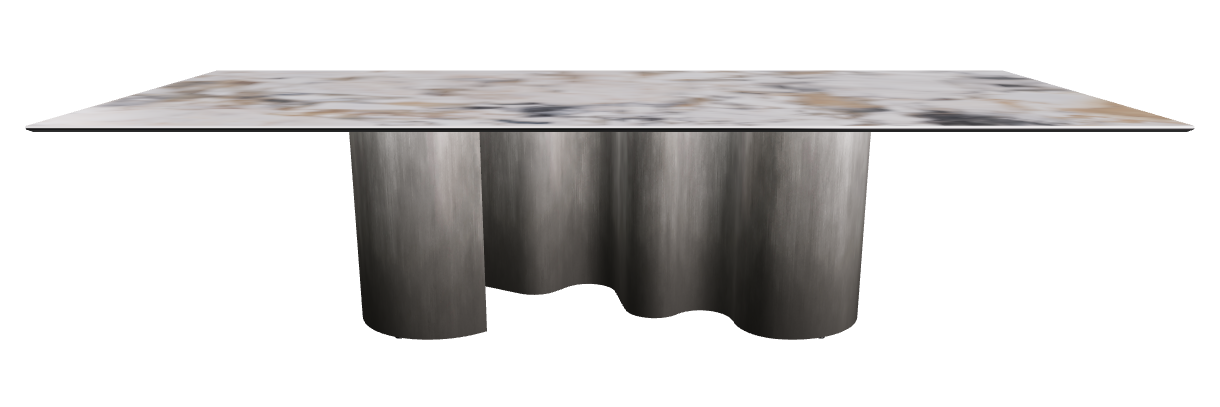 300x120x74h Rectangle Shaped_Makalu_Oxy Grey