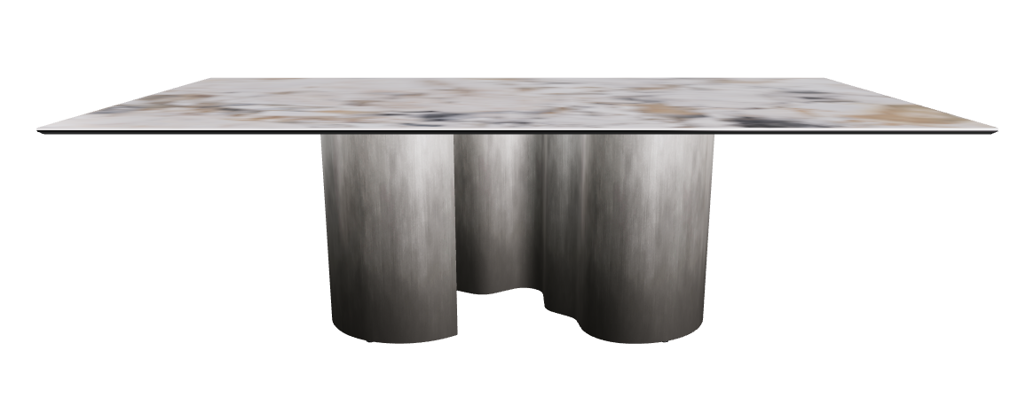 240x120x74h Rectangle Shaped_Makalu_Oxy Grey