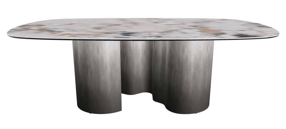 220x120x74h Biscuit Shaped_Makalu_Oxy Grey