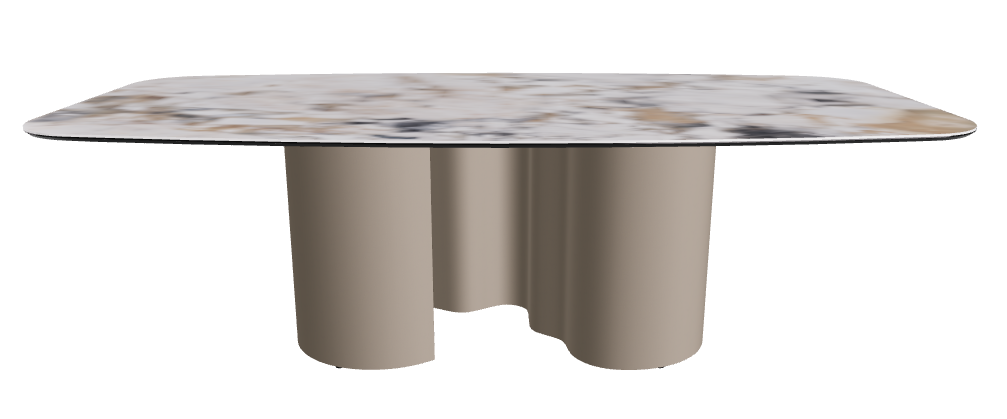 240x120x74h Barrel Shaped_Makalu_Titanium Embossed