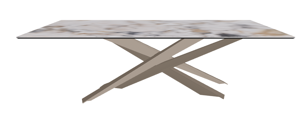 240x120x74.5h Rectangle Shaped_Makalu_Titanium Embossed