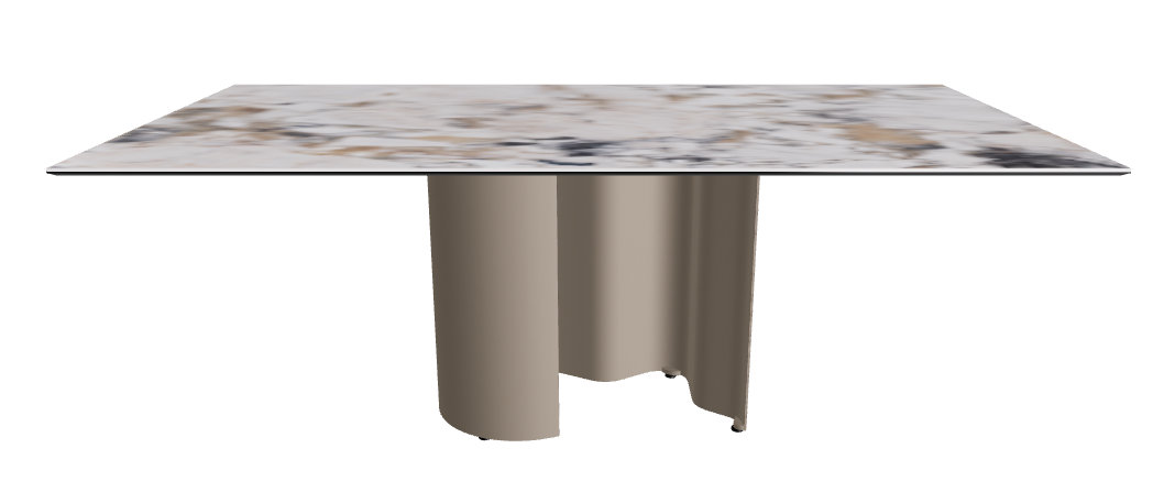 200x106x74h Rectangle Shaped_Makalu_Titanium Embossed