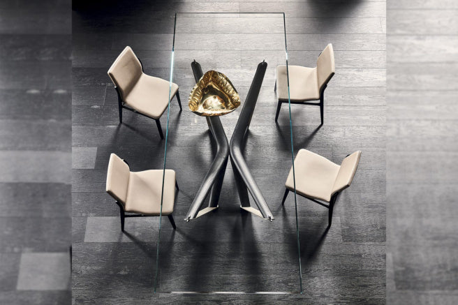 Cattelan Italia Marathon Glass Dining Table