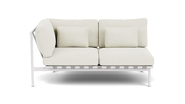 Barlow Tyrie Around Deep Seating Double Lounge Sofa with Aluminium Left Arm