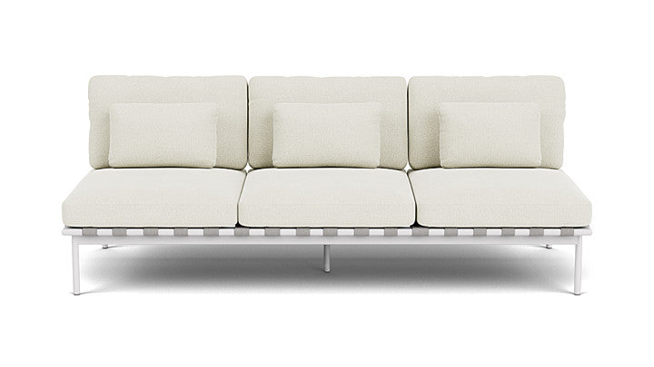 Barlow Tyrie Around Deep Seating Triple Lounge Sofa Without Arms