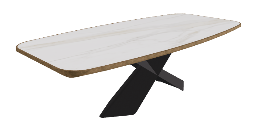 Matt Golden Calacatta_Black Embossed_Brushed Bronze