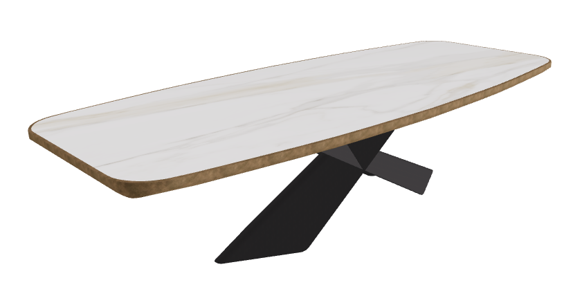 Matt Golden Calacatta_Black Embossed_Brushed Bronze