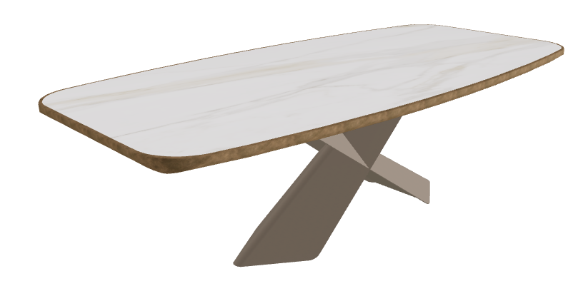 Matt Golden Calacatta_Titanium Embossed_Brushed Bronze