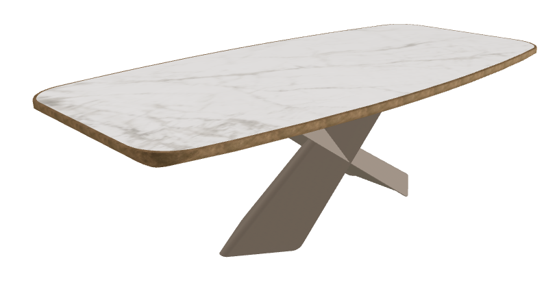 Matt Invisible_Titanium Embossed_Brushed Bronze