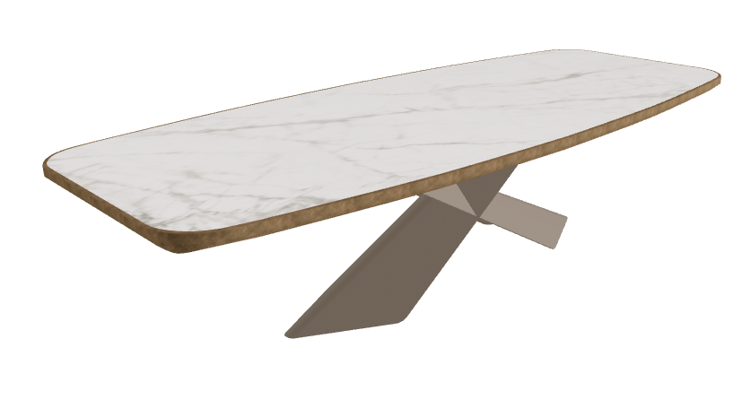 Matt Invisible_Titanium Embossed_Brushed Bronze