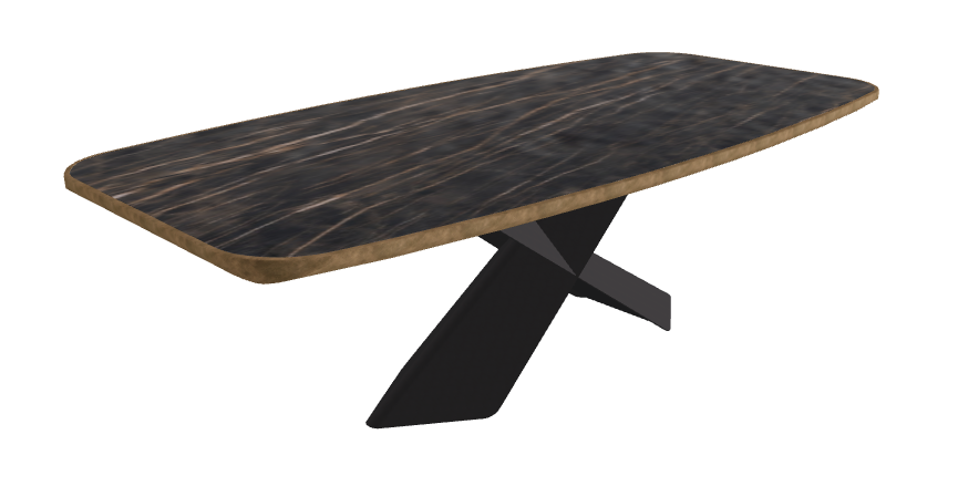 Matt Portoro_Black Embossed_Brushed Bronze