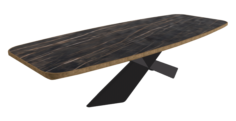 Matt Portoro_Black Embossed_Brushed Bronze