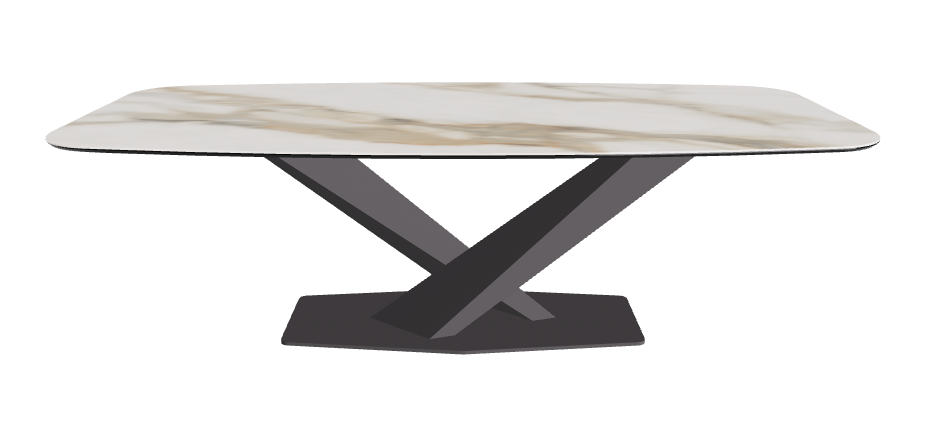 Cattelan Italia Stratos Keramik Barrel-Shaped Dining Table – 240x120x75h