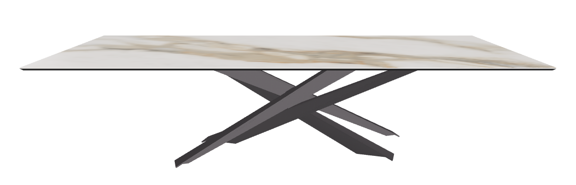 300x120x74.5h Rectangle Shaped_Matt Borghini Calacatta_Graphite Embossed