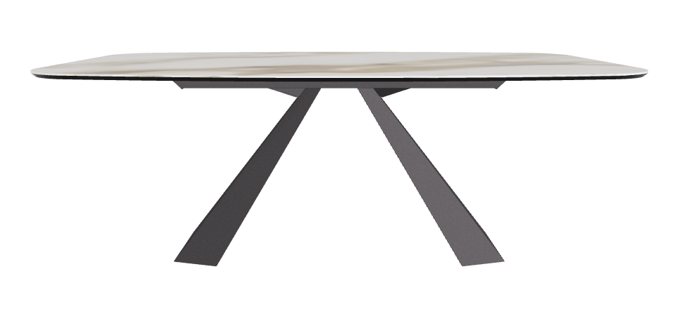 200x120x73h Barrel Shaped_Matt Borghini Calacatta_Graphite Embossed