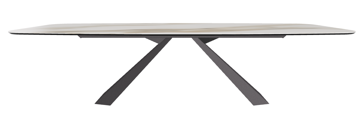 300x120x73h Barrel Shaped_Matt Borghini Calacatta_Graphite Embossed