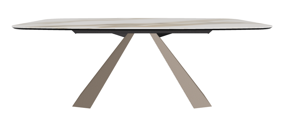 200x120x73h Barrel Shaped_Matt Borghini Calacatta_Titanium Embossed