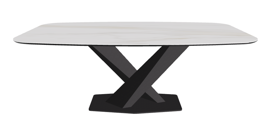 Cattelan Italia Stratos Keramik Barrel Shaped Dining Table – 200x120x75h