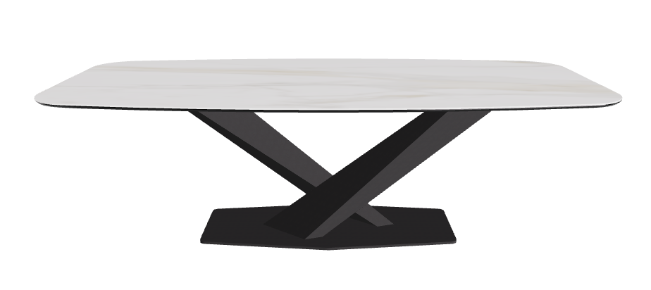 Cattelan Italia Stratos Keramik Barrel-Shaped Dining Table – 240x120x75h