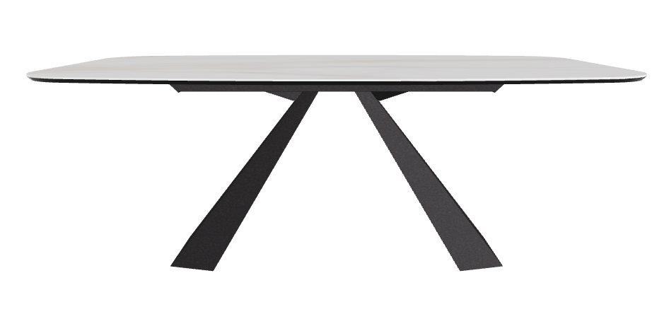 200x120x73h Barrel Shaped_Matt Golden Calacatta_Black Embossed