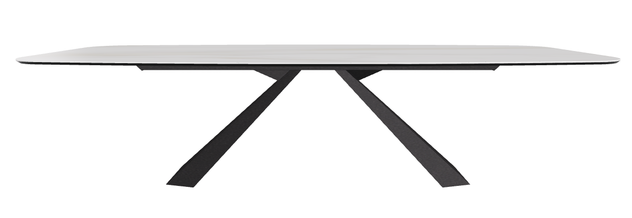 300x120x73h Barrel Shaped_Matt Golden Calacatta_Black Embossed