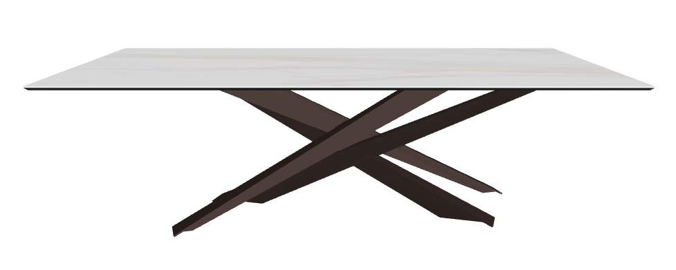 240x120x74.5h Rectangle Shaped_Matt Golden Calacatta_Bronze Embossed