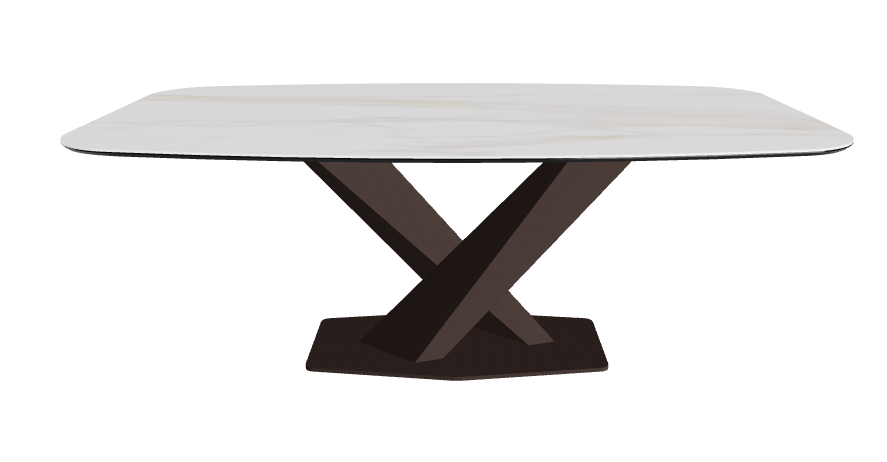 Cattelan Italia Stratos Keramik Barrel Shaped Dining Table – 200x120x75h