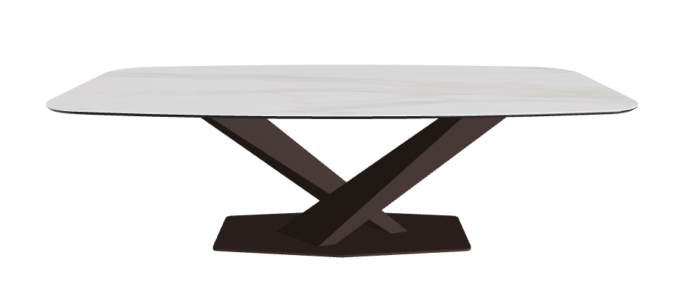Cattelan Italia Stratos Keramik Barrel-Shaped Dining Table – 240x120x75h