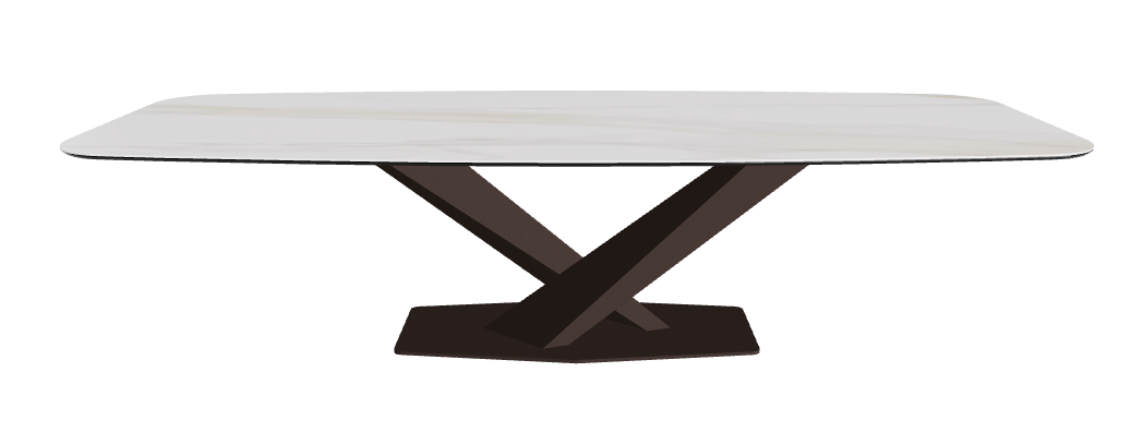 Cattelan Italia Stratos Keramik Barrel-Shaped Dining Table – 300x120x75h