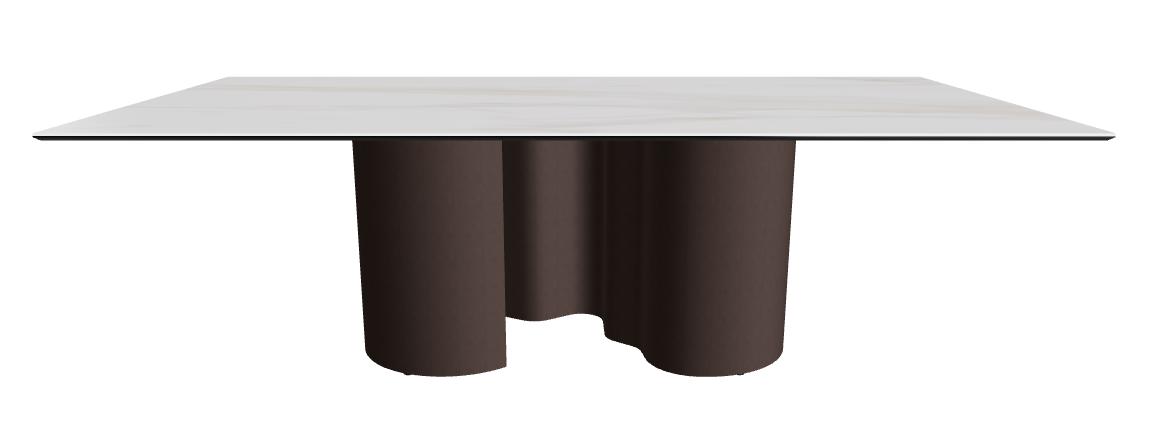 240x120x74h Rectangle Shaped_Matt Golden Calacatta_Bronze Embossed