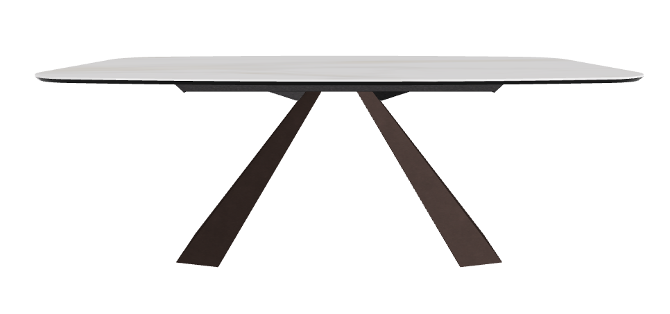 200x120x73h Barrel Shaped_Matt Golden Calacatta_Bronze Embossed