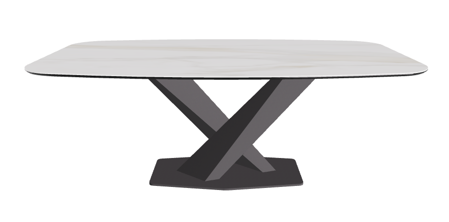 Cattelan Italia Stratos Keramik Barrel Shaped Dining Table – 200x120x75h