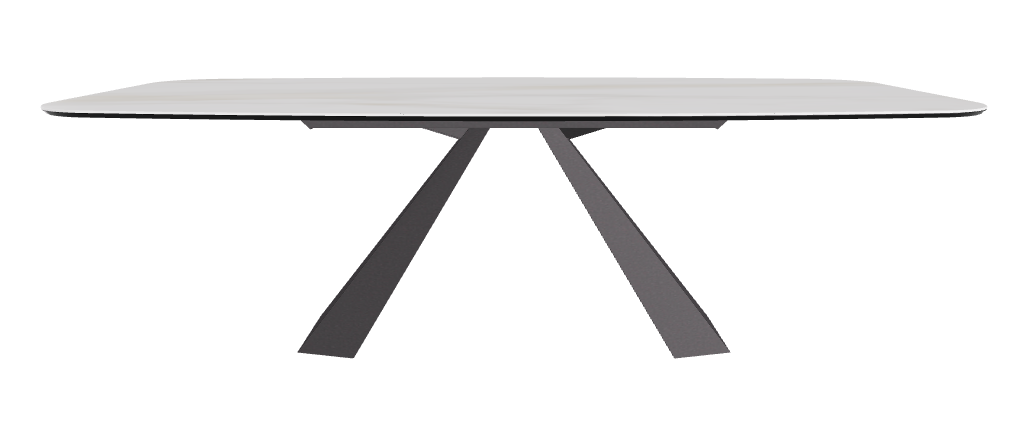 240x120x73h Barrel Shaped_Matt Golden Calacatta_Graphite Embossed