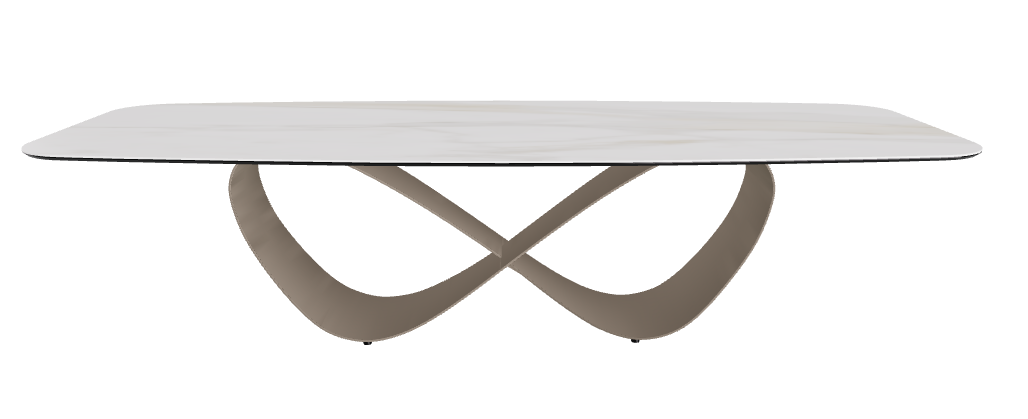 300x120x75h Barrel Shaped_Matt Golden Calacatta_Titanium Embossed