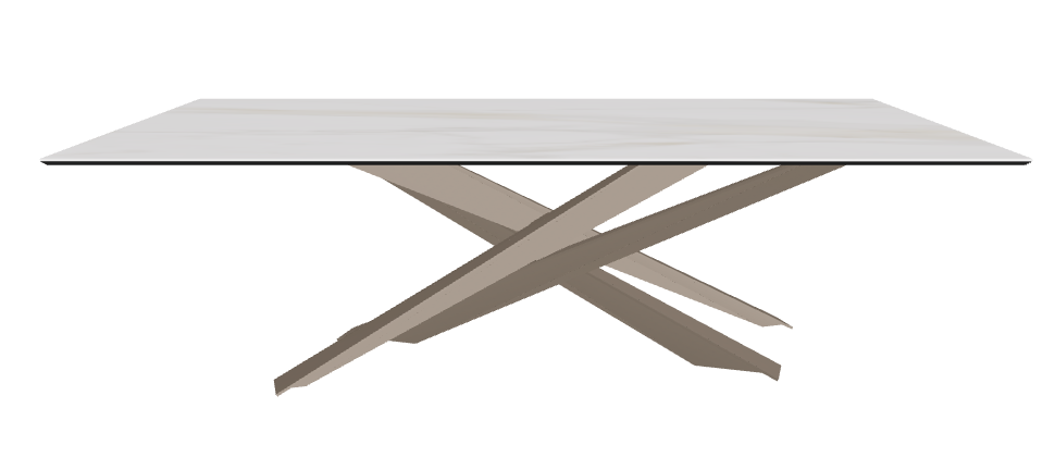 240x120x74.5h Rectangle Shaped_Matt Golden Calacatta_Titanium Embossed